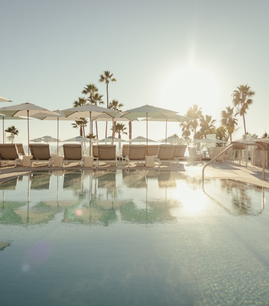 Bask in the California sun poolside at Azure Pool & Bar