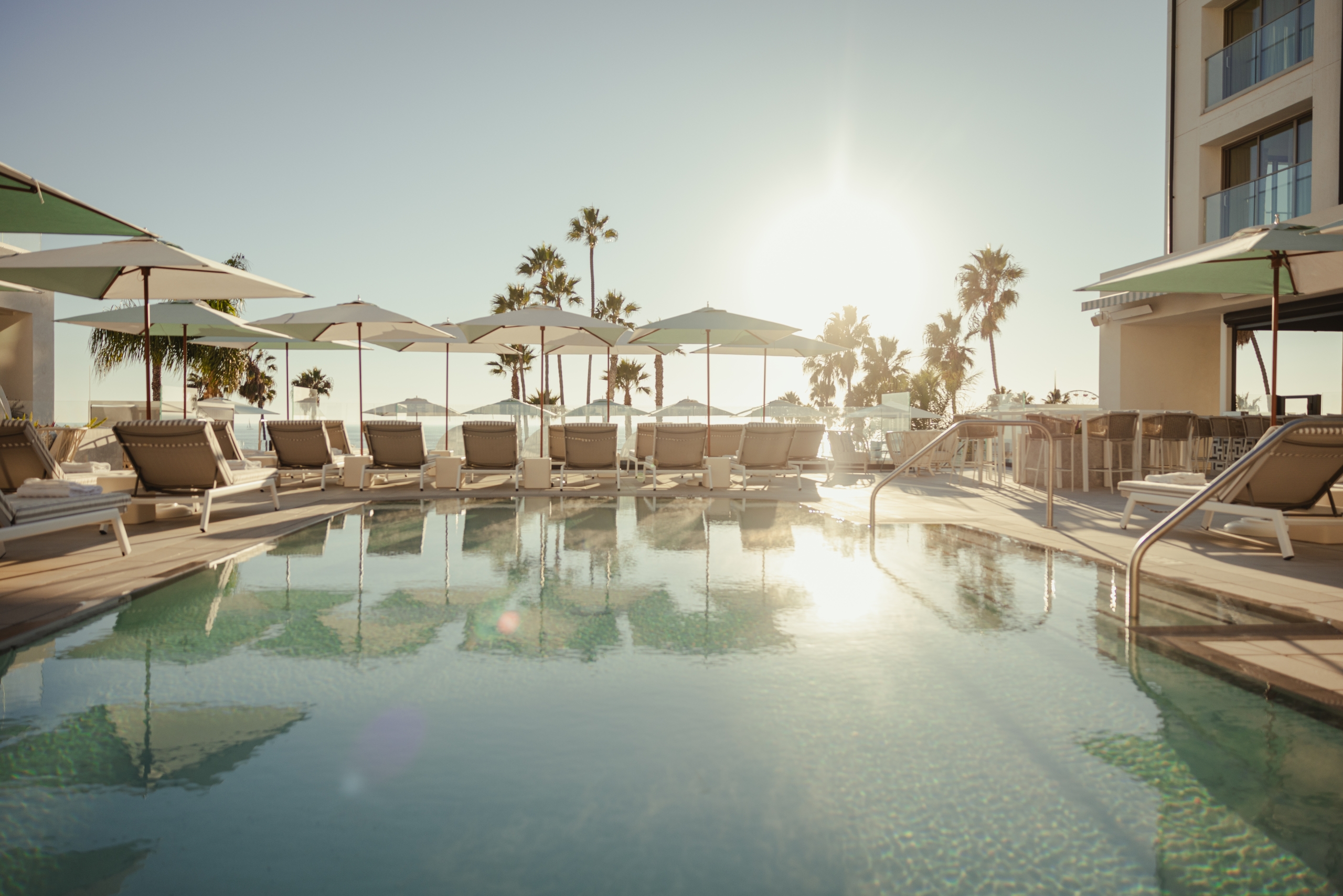 Bask in the California sun poolside at Azure Pool & Bar