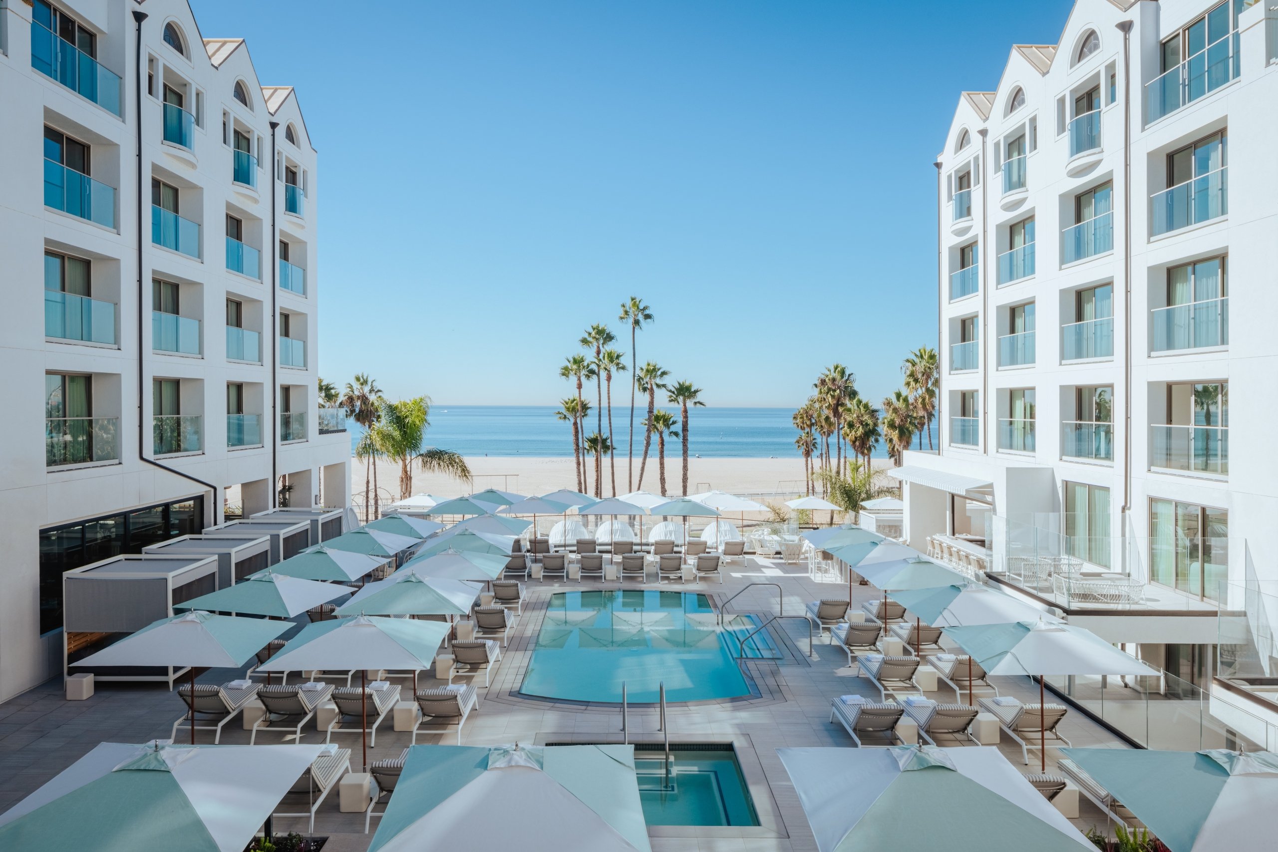 blue sky pool view hotel resort