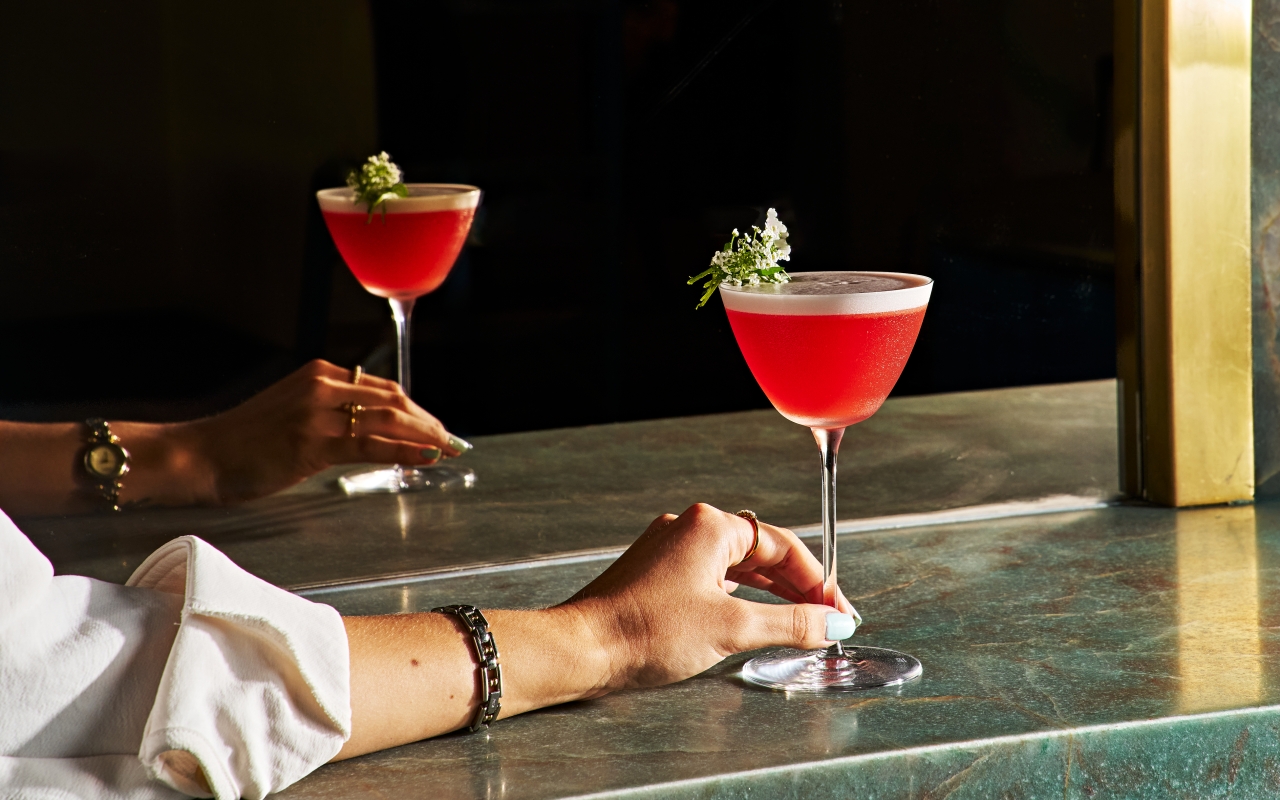 Orla Cocktail being served