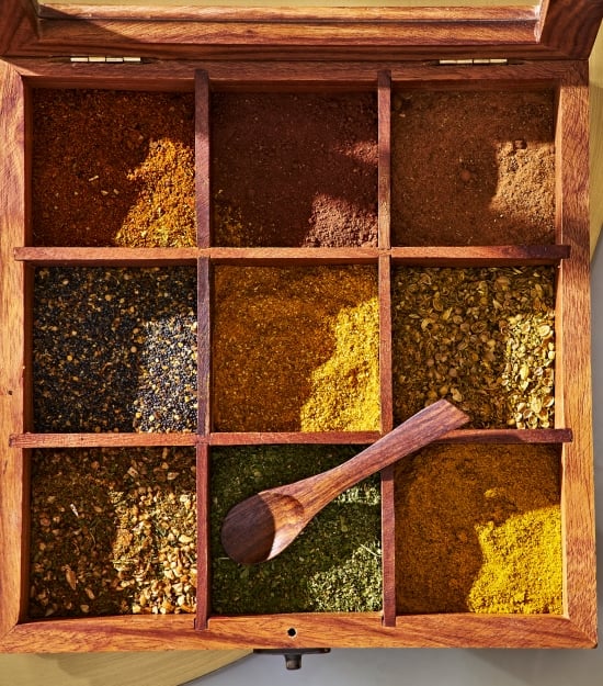 Collection of spices