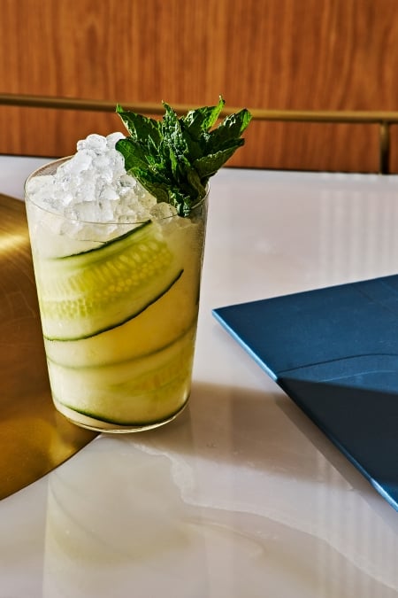 Honeydew cocktail