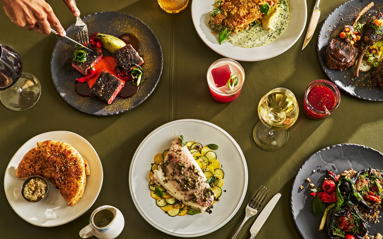 Orla selection of dishes