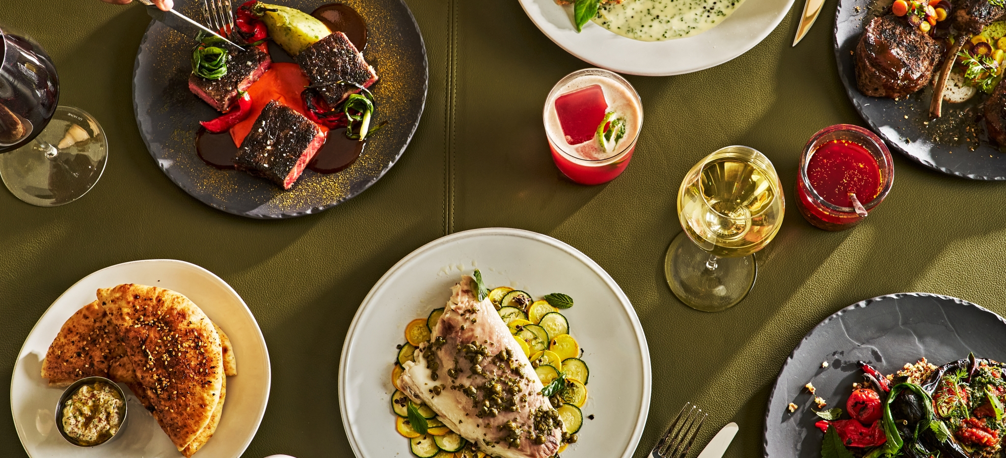 Orla selection of dishes