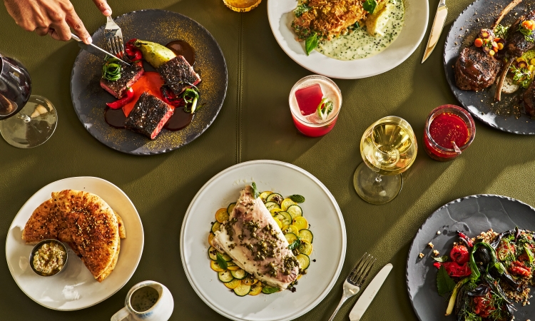 Orla selection of dishes