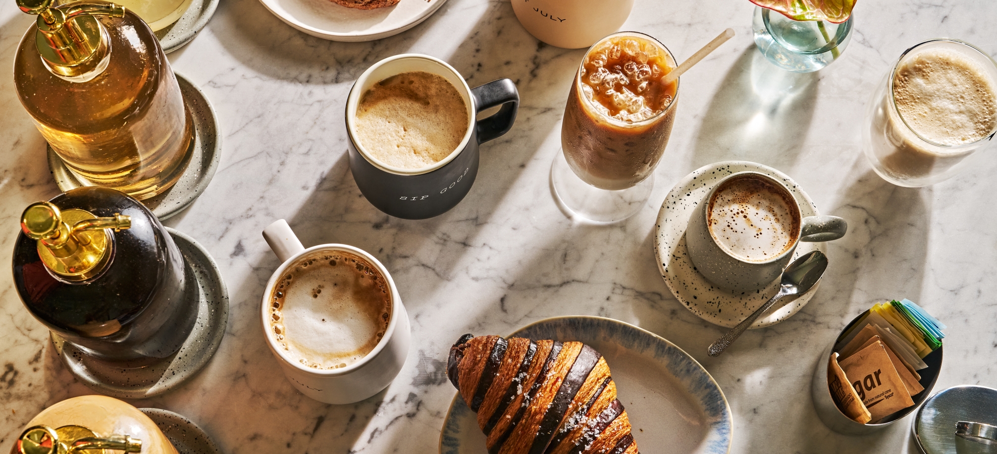 Sweet July menu options
