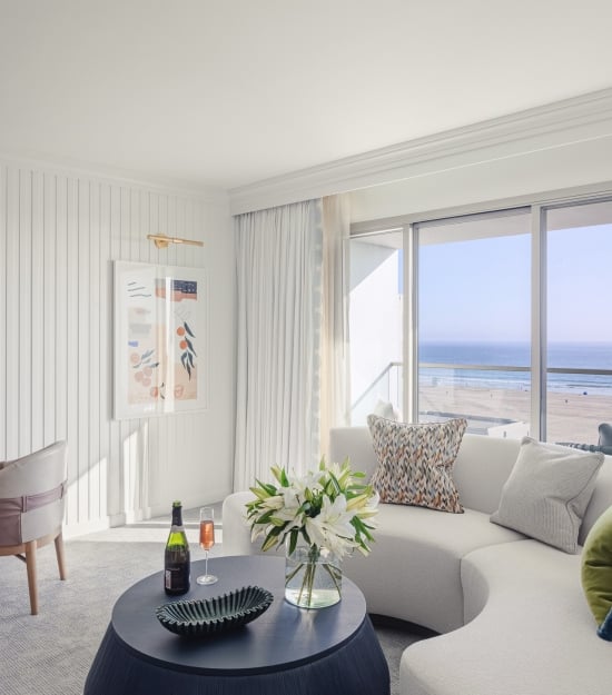 Regent Santa Monica Beach Oceanview Corner Suite