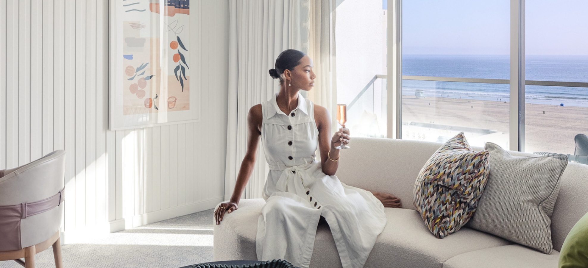 Regent Santa Monica Beach Oceanview Corner Suite