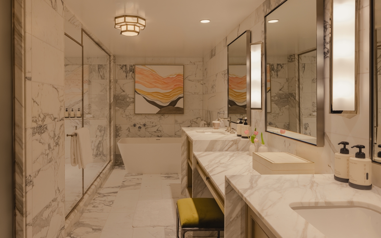 Regent Santa Monica Suite Bathroom