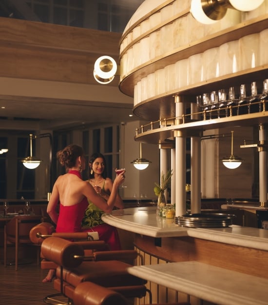 Women having drinks at Orla Bar