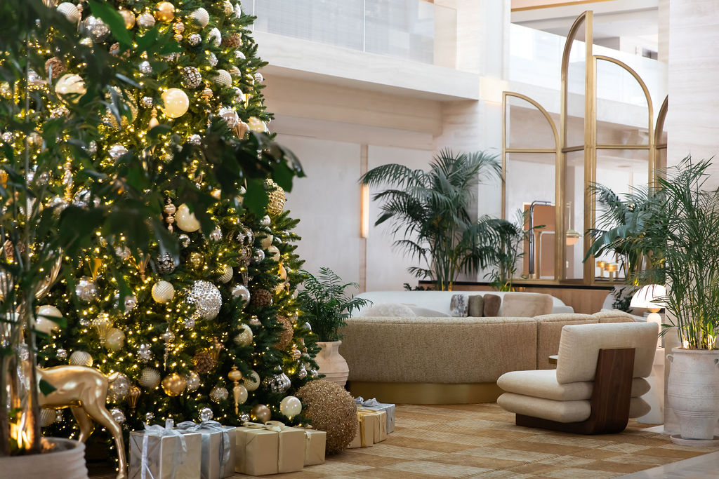 Festive Holiday Decor at Regent Santa Monica