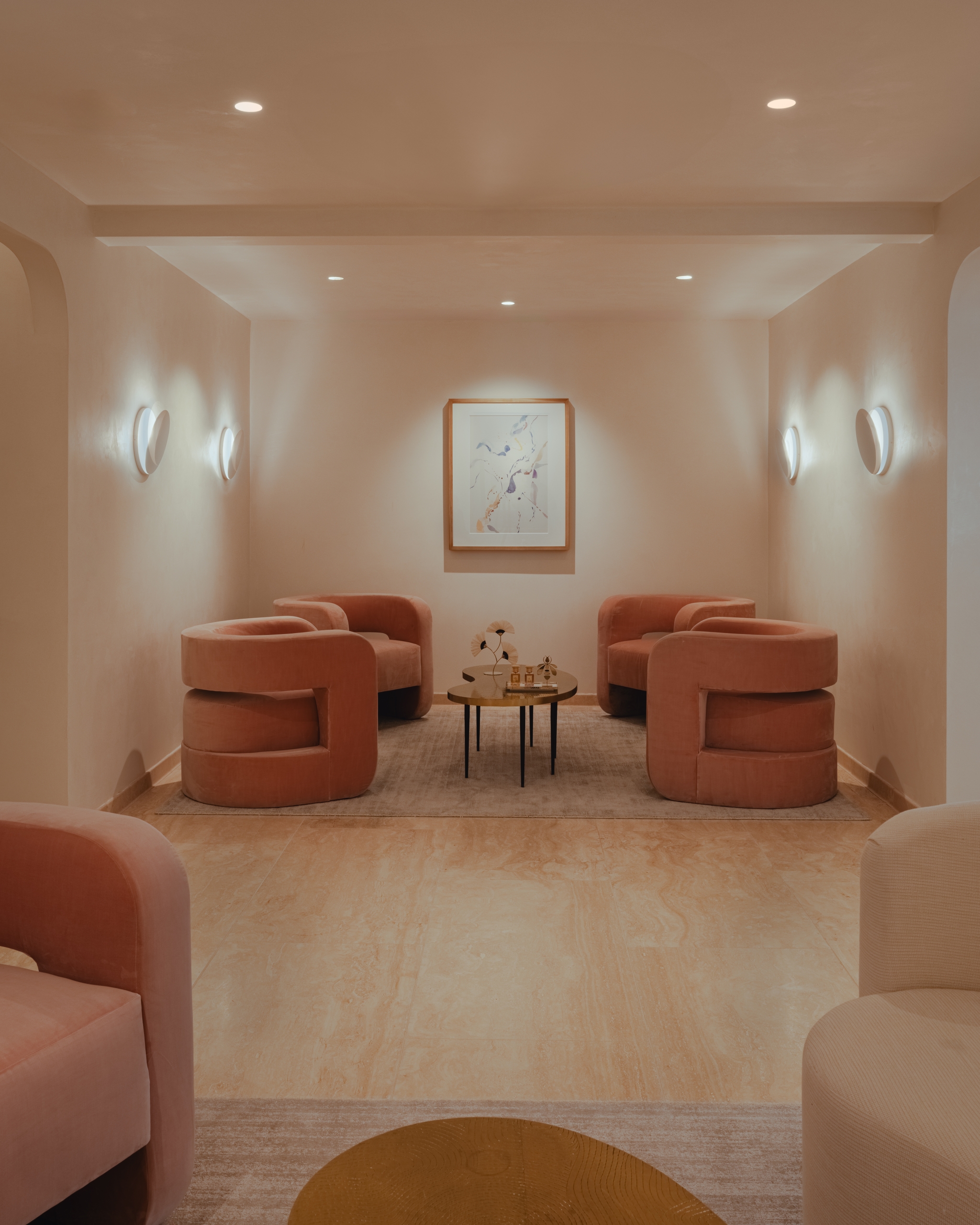 Relaxing Lounge in Guerlain Wellness Spa